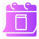 Calendar World Book Day April Icon