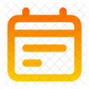 Calendar Lines Alt Calendar Lines Deadline Icon