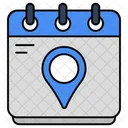 Calendar Location Direction Gps Icon