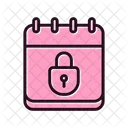 Calendar Lock  Icon