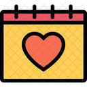 Calendar Love Relationship Icon