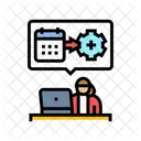 Calendar Management Administrative Icon