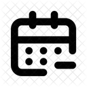 Calendar minus  Icon