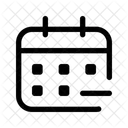 Calendar minus  Icon