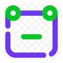 Calendar minus  Icon