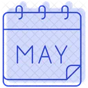 Calendar Month View Month May Icon