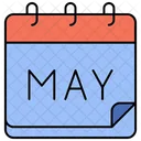 Calendar Month View Month May Icon