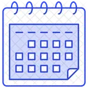 Calendar Page Page Layout Icon