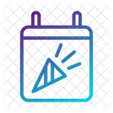 Calendar Party  Icon