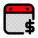 Calendar Payment Payment Money Icon