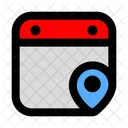 Calendar Pin Planner Time And Date Icon