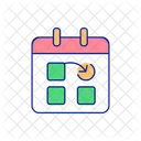 Work Time Calendar Icon