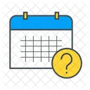 Calendar Question Calendar Date Icon