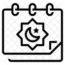 Calendar Ramadan  Icon