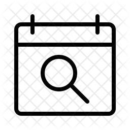Calendar Search  Icon