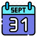 Calendar September Calendar 31 September Icon
