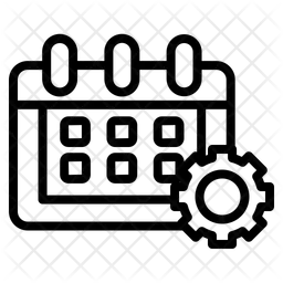 Calendar setting  Icon