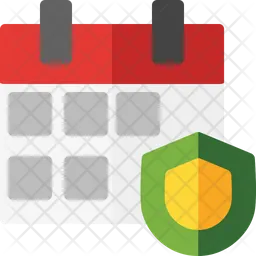 Calendar shield  Icon