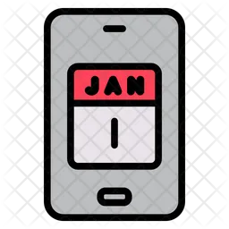 Calendar Smartphone  Icon