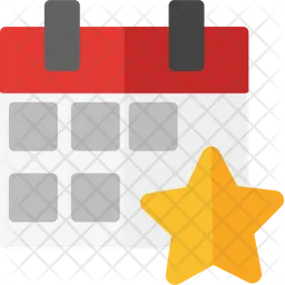 Calendar star  Icon