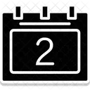 Calendar Wall Calendar Two Dates Icon
