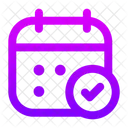 Calendar Tick  Icon