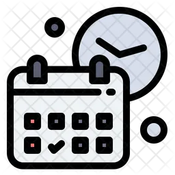 Calendar Time  Icon