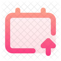 Calendar Upload  Icon