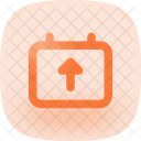 Calendar Upload  Icon