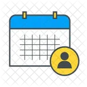 Calendar User Calendar Date Icon