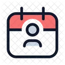 Calendar User  Icon
