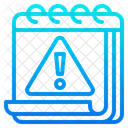 Calendar Warning  Icon