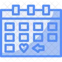 Calendar With A Save The Date Marker Event Planning Important Date Icon