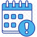 Calendar With Alerts Icon