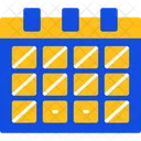 Calendar With Event Date Event Planning Schedule Symbol