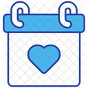 Calendar With Heart Icon