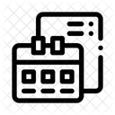 Calendar with notes  Icon