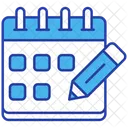 Calendar With Pen Icon