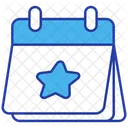 Calendar With Star Icon