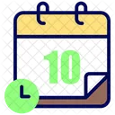 Calendario 10  Icono