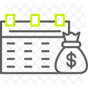 Calendario Pagamento Data Ícone