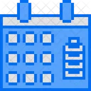 Calendario Bateria Vida Util Icono