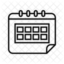 Calendario Data Programacao Ícone