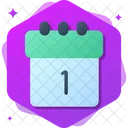 Calendario Fecha Twitter Icono