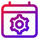 Calendario Configuracao Gerenciamento De Tempo Ícone