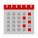 Calendario Fecha Horario Icono