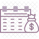 Calendario Pagamento Data Ícone