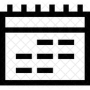 Calendario Data Programacao Icon