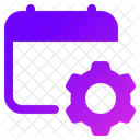 Calendario Configuracao Programacao Icon