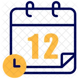 Calendario 12  Icono